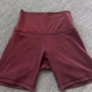 Lululemon align shorts burgundy